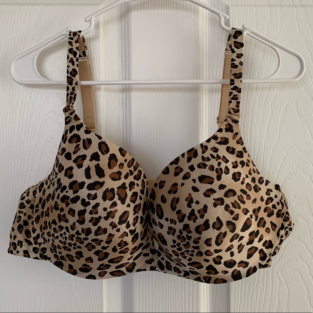Leopard print bra